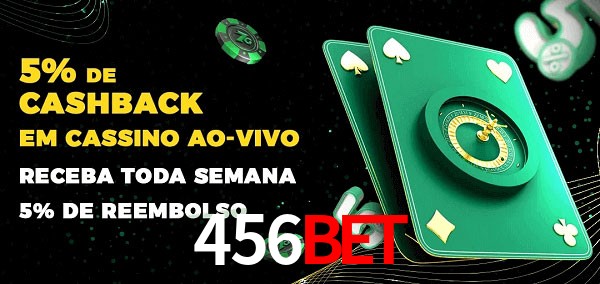 Promoções do cassino ao Vivo 456bet